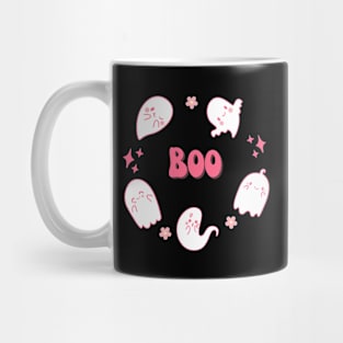 Funny Adorable Pink Boo Mug